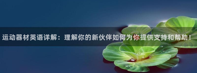 fb体育娱乐首页网站大全：运动器材英语详解：理解你的