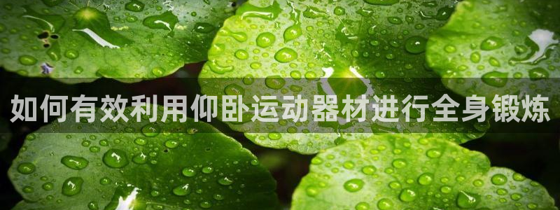 fb体育招商电话地址：如何有效利用仰卧运动器材进行全身锻炼